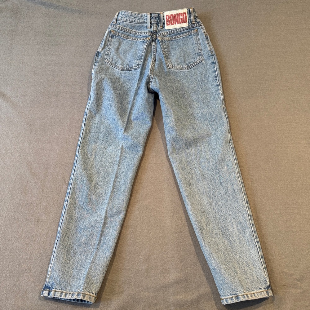 Vintage Bongo Jeans by Gene Montesano High Waist Tapered Made in USA size 9 - Picture 2 of 14